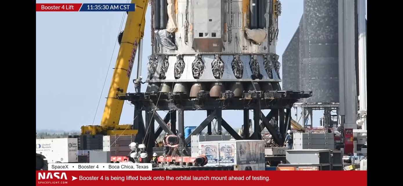 PSI equipment on-site at SpaceX Starbase, Boca Chica, Texas